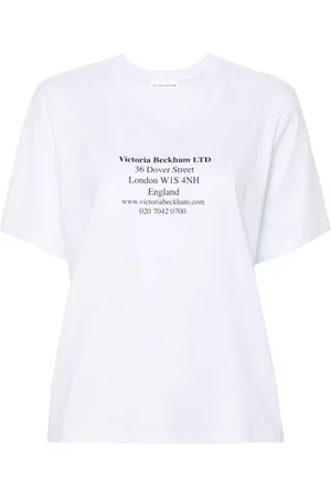 Victoria Beckham Address-print cotton T-shirt