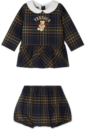 VERSACE Tartan Love Teddy dress set