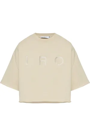 IRO Linda logo-print cotton T-shirt