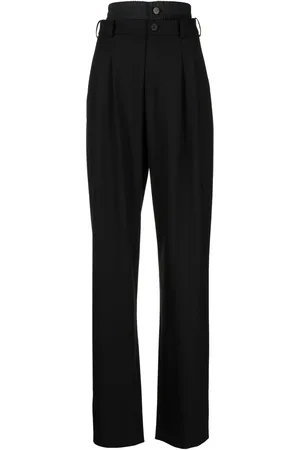 MONSE Double-waist straight-leg trousers