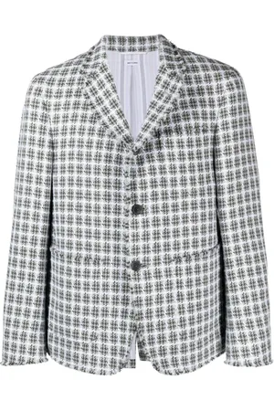 Thom Browne Single-breasted check-pattern blazer