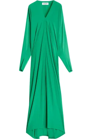 Lanvin Long-sleeve kaftan dress