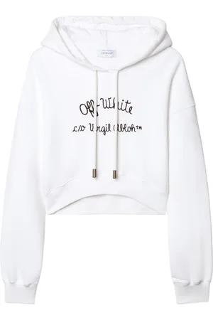 OFF-WHITE Embroidered-logo hoodie