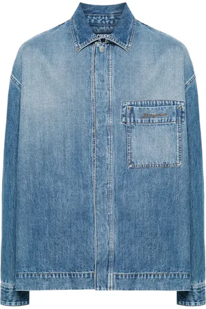 Jacquemus La chemise logo-embroidered denim shirt
