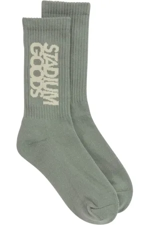 Stadium Goods Ribbed logo "Dry Moss" socks