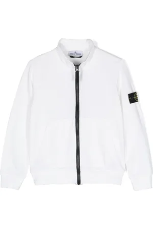 Stone Island Compass-motif zip-up sweatshirt