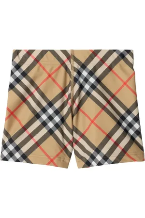 Burberry Check-pattern swim shorts
