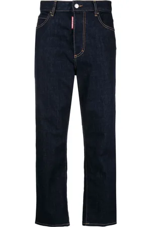 Dsquared2 Logo-patch straight-leg jeans
