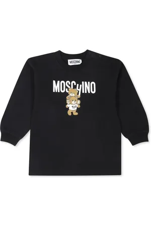 Moschino Teddy Bear-print cotton sweatshirt