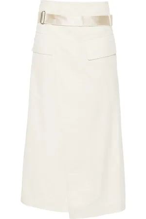 Helmut Lang Wrap midi skirt