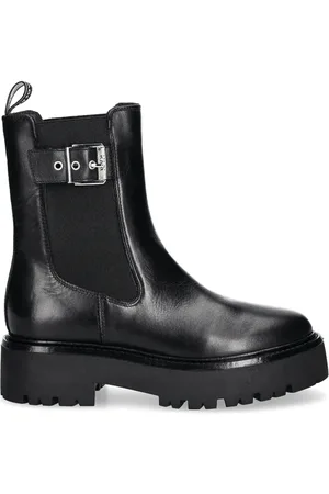 Karl Lagerfeld Buckled leather chelsea boots