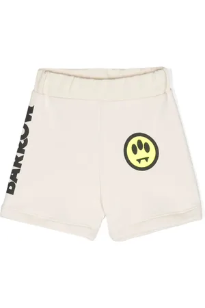 BARROW Logo-print cotton shorts