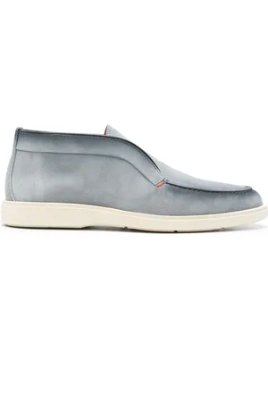 santoni Gradient suede desert boots
