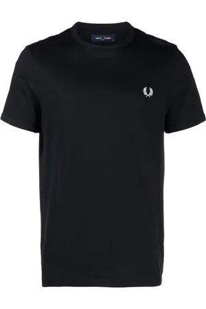 Fred Perry Logo-embroidered cotton T-shirt