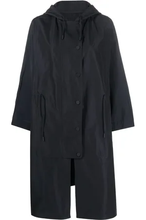 YVES SALOMON Drawstring waist raincoat