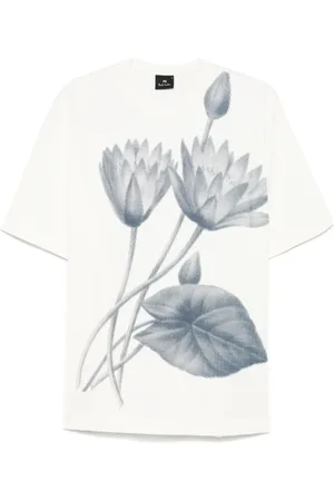 Paul Smith Half Tone Floral-print T-shirt