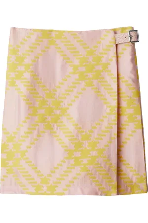 Burberry Checked pleated kilt