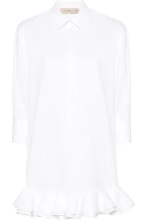 BLANCA Acaly ruffle-detail dress
