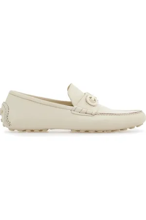Salvatore Ferragamo Gancini-plaque leather loafers