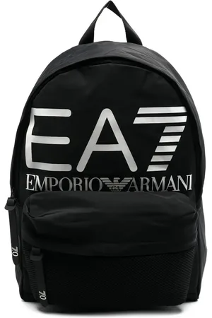 EA7 Logo-print backpack