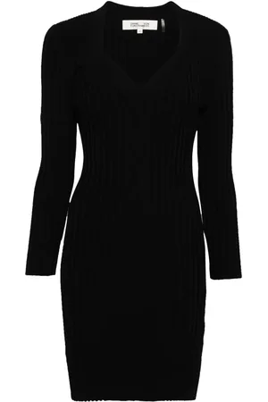 Diane von Furstenberg Vernoique ribbed midi dress