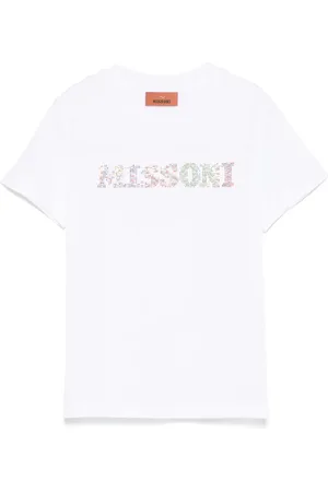 Missoni Logo-rhinestone T-shirt