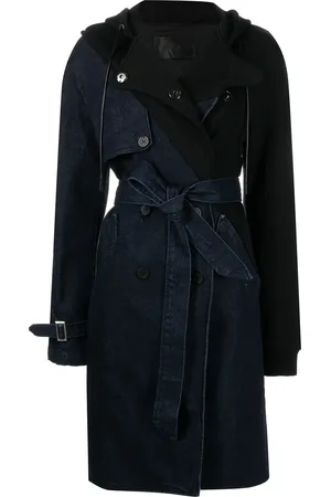 RTA Belinda denim trench coat
