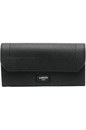 LANCEL Logo-patch leather wallet