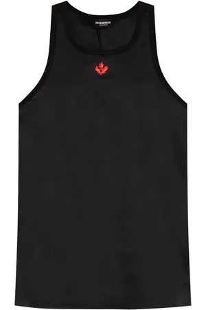 Dsquared2 Embroidered-logo cotton top