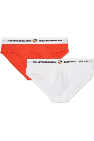Dsquared2 Logo-waistband briefs (pack of two)