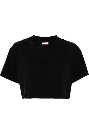 Ground Zero Logo-embroidered washed T-shirt
