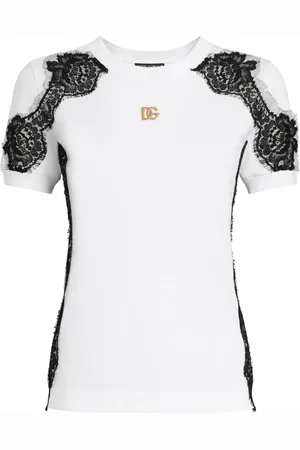 Dolce & Gabbana Lace-detailed T-shirt