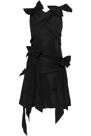 Viktor & Rolf Draped bow-detail mini dress