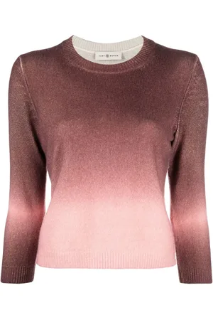 Tory Burch Ombr??-effect cashmere jumper