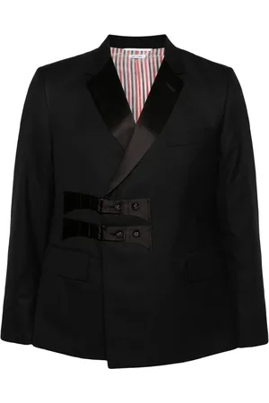 Thom Browne Notched-lapels wool blazer