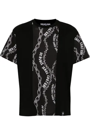 VERSACE Chain Couture cotton T-shirt