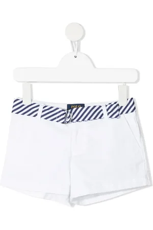 Ralph Lauren Belted cotton-blend shorts