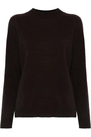Twin-Set Mock-neck cashmere sweater