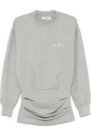 The Attico Logo-appliqu?? mini dress
