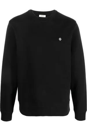 Sandro Embroidered cross crew-neck sweatshirt