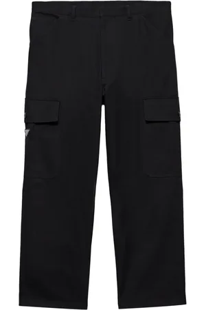 Prada Triangle-logo trousers