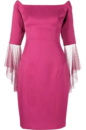 Lethicia Bronstein Anne tulle-sleeved dress