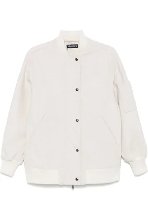DRHOPE Brushed-effect bomber jacket