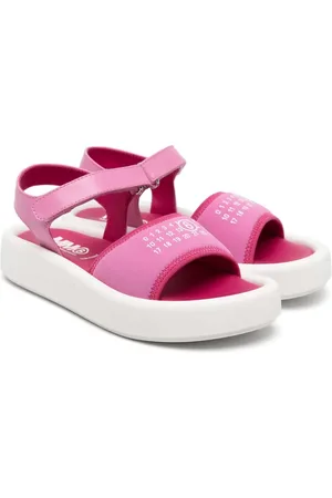 Maison Margiela Numbers-print touch-strap sandals