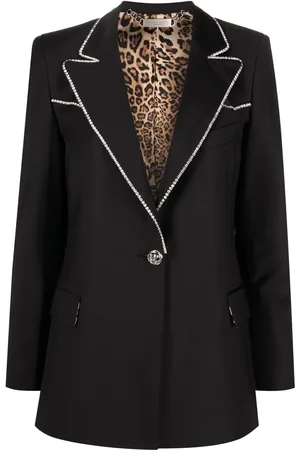 Philipp Plein Crystal-embellished single-breasted blazer