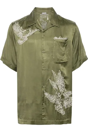 Maharishi Peace dove embroidered shirt