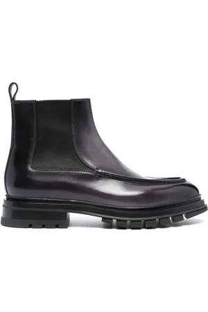 santoni Leather Chelsea boots