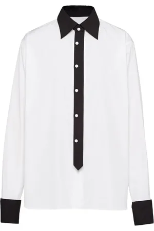 Prada Deconstructed cotton shirt