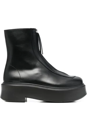The Row Zip-front ankle boots