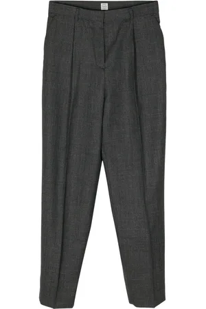 Totême M??lange-effect tailored trousers
